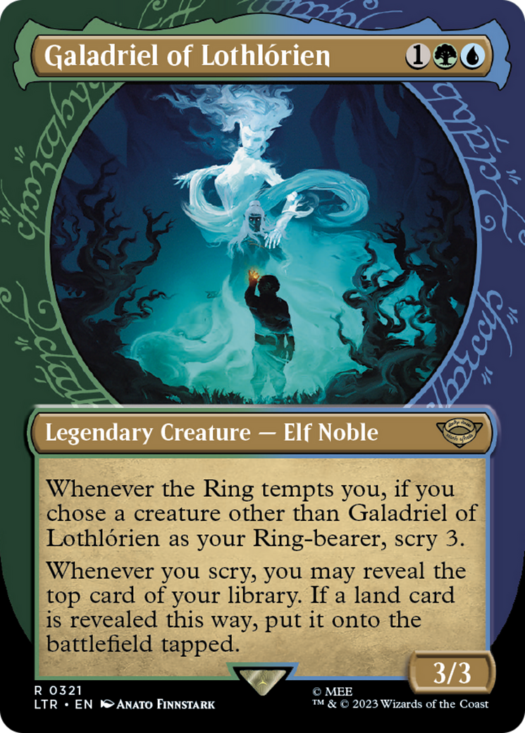 Galadriel of Lothlorien (Showcase) (LTR-321)  - The Lord of the Rings: Tales of Middle-earth: (Showcase) (Borderless)