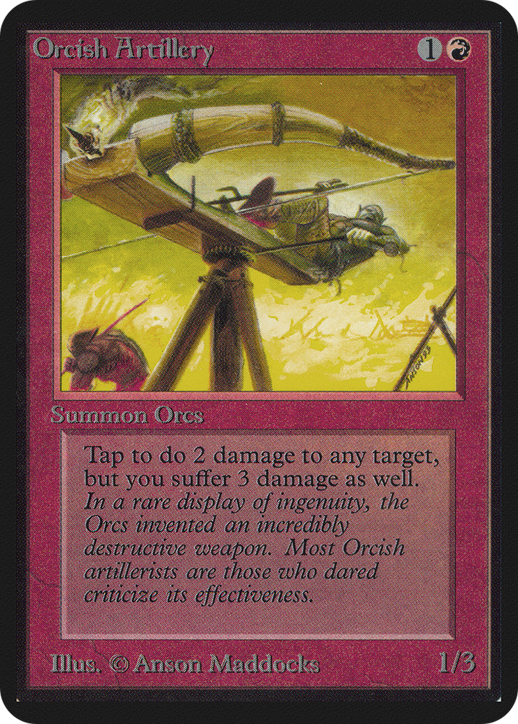Orcish Artillery (LEA-)  - Limited Edition Alpha