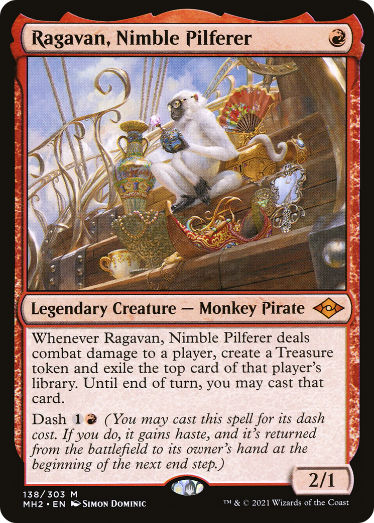 Ragavan, Nimble Pilferer (MH2-138)  - Modern Horizons 2