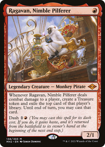 Ragavan, Nimble Pilferer (MH2-138)  - Modern Horizons 2