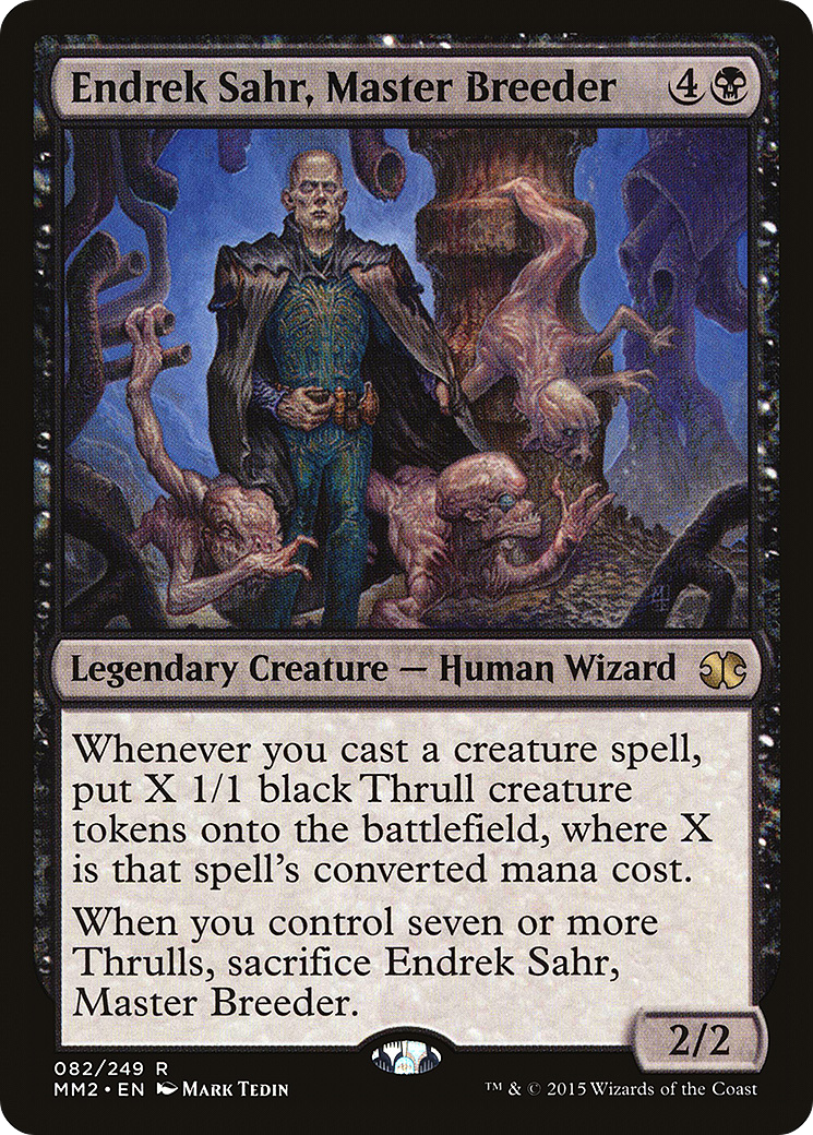 Endrek Sahr, Master Breeder (MM2-082)  Foil - Modern Masters 2015