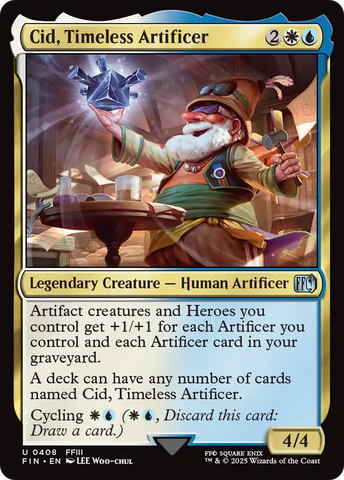 Cid, Timeless Artificer (FIN-408) - FINAL FANTASY Foil