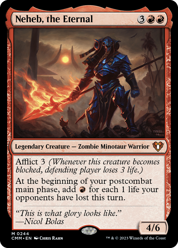 Neheb, the Eternal (CMM-244)  - Commander Masters