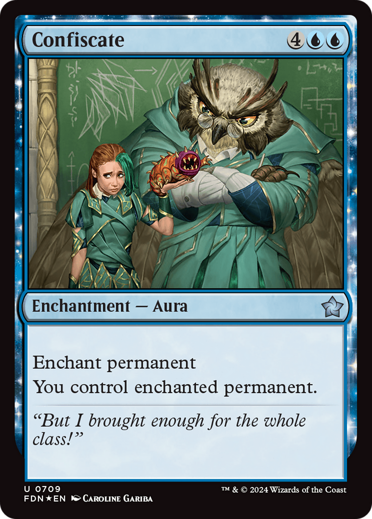 Confiscate (FDN-709)  Foil - Foundations: (enchantment)