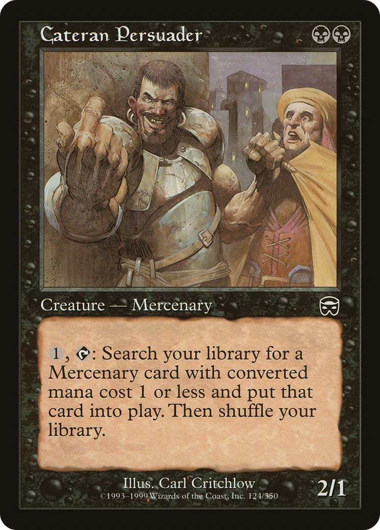 Cateran Persuader (MMQ-124)  Foil - Mercadian Masques