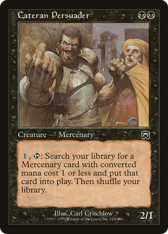 Cateran Persuader (MMQ-124)  Foil - Mercadian Masques