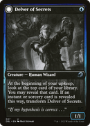 Delver of Secrets (DBL-047)  Foil - Innistrad: Double Feature: (Double Faced Transform)