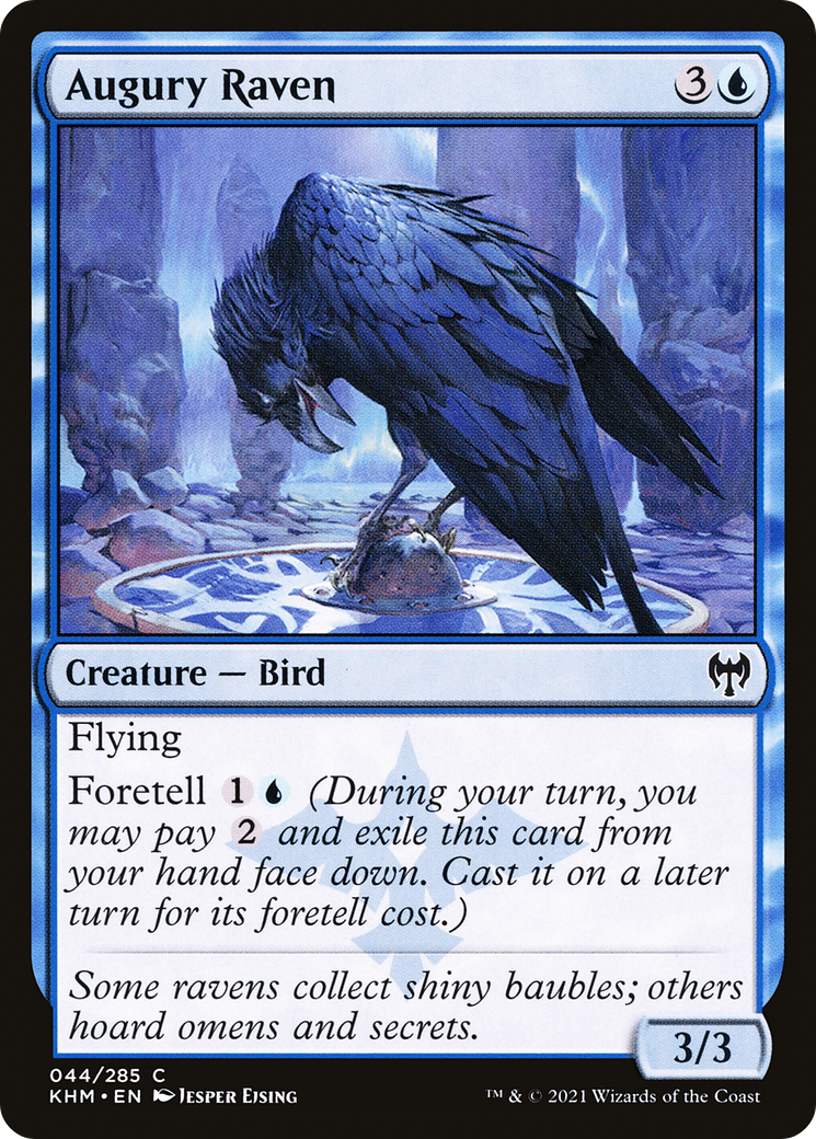 Augury Raven (KHM-044)  - Kaldheim