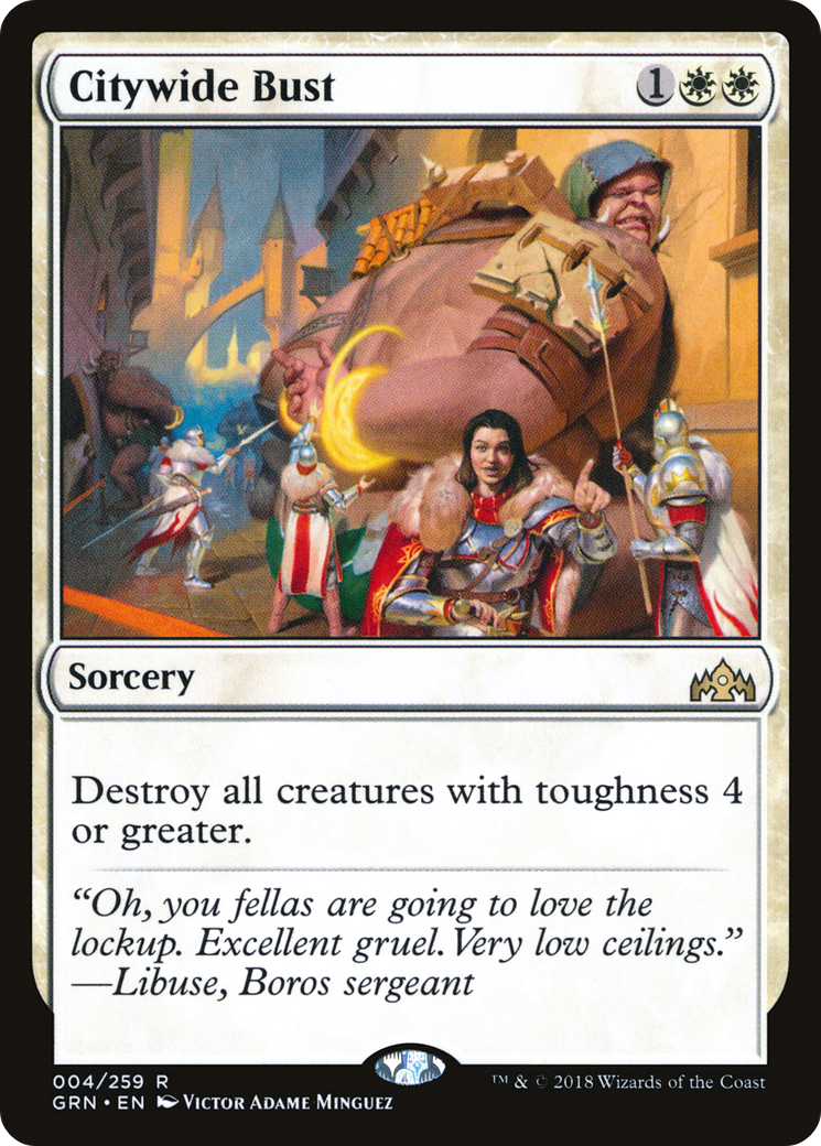 Citywide Bust (GRN-004)  - Guilds of Ravnica