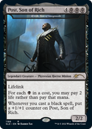 Post, Son of Rich - K'rrik, Son of Yawgmoth (Post Malone) (SLD-1186)  Foil - Secret Lair Drop / Post, Son of Rich