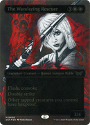 The Wandering Rescuer (Showcase) (Textured) (DSK-406)  Foil - Duskmourn: House of Horror: (Showcase) (Borderless)