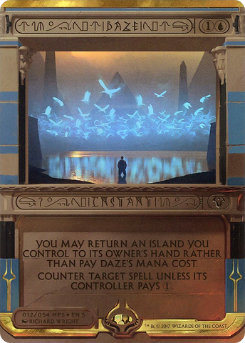 Daze (MPS2-012)  Foil - Amonkhet Invocations (Borderless)