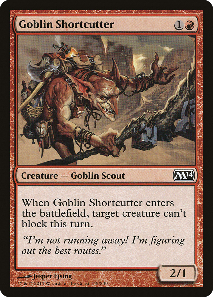 Goblin Shortcutter (M14-142)  - Magic 2014