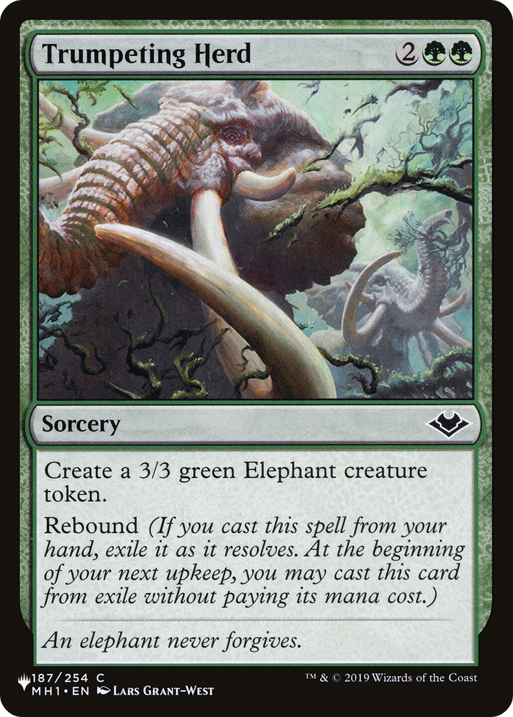 Trumpeting Herd (LIST-MH1-187)  - The List