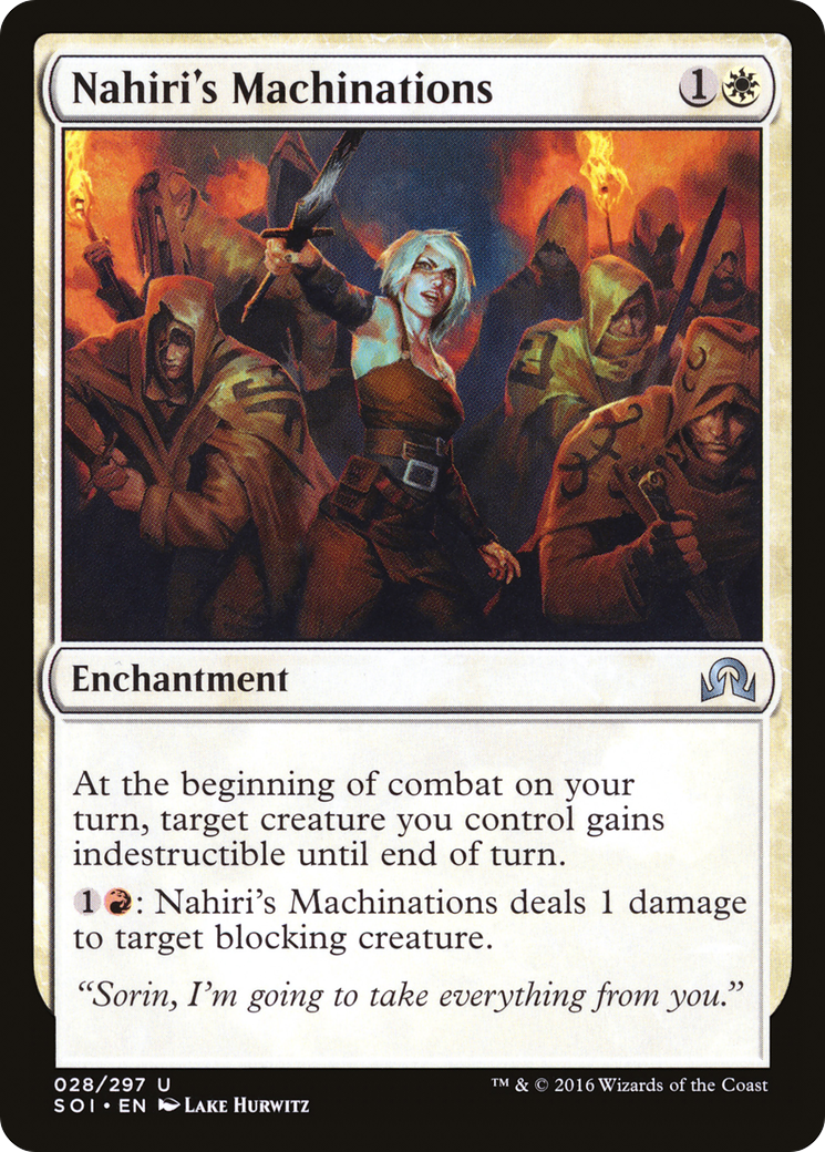 Nahiri's Machinations (SOI-028)  - Shadows over Innistrad