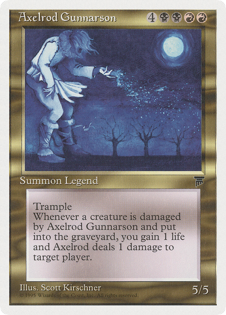Axelrod Gunnarson (CHR-)  - Chronicles