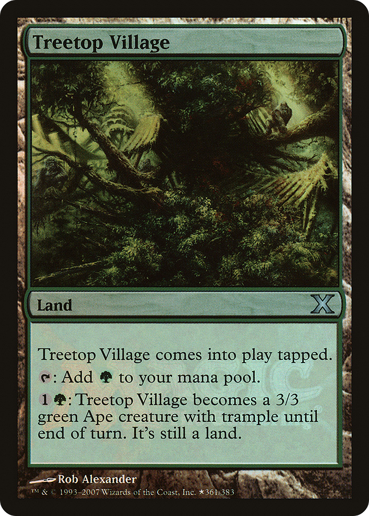 Treetop Village (WPN-002)  Foil - Tenth Edition Promos