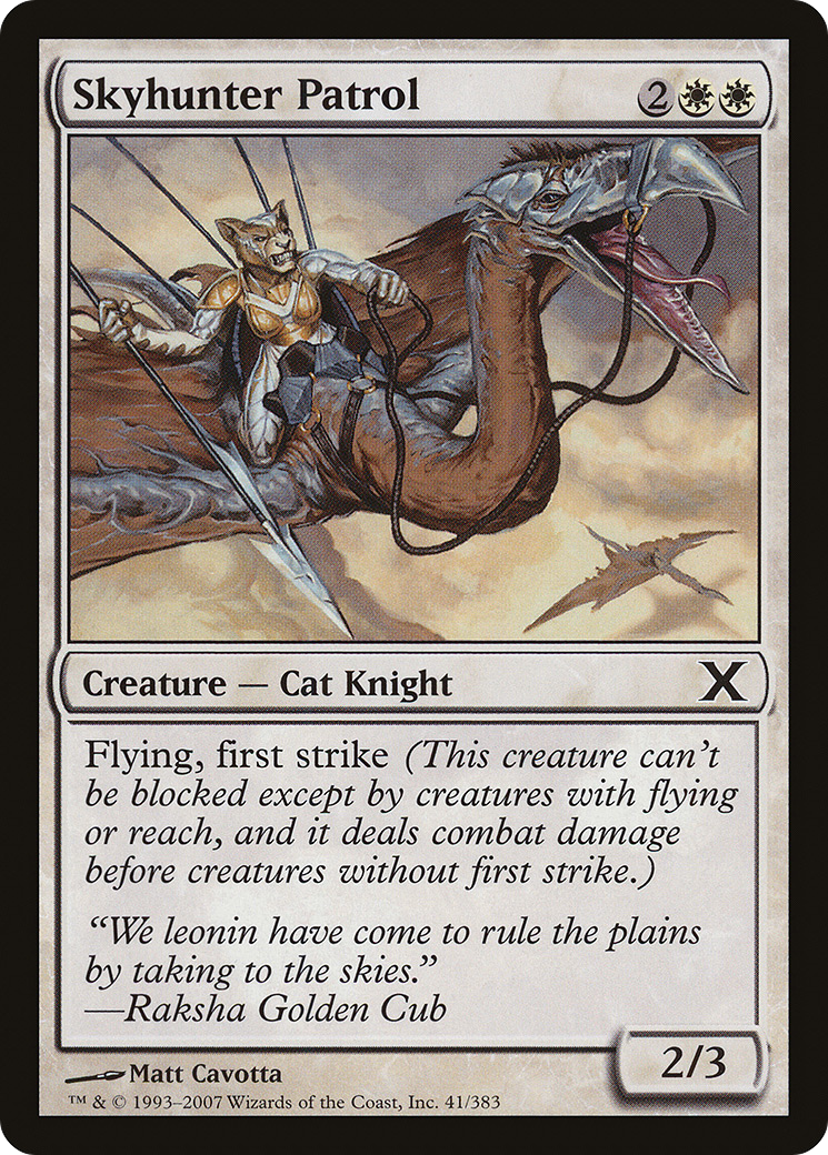 Skyhunter Patrol (10E-041)  - Tenth Edition