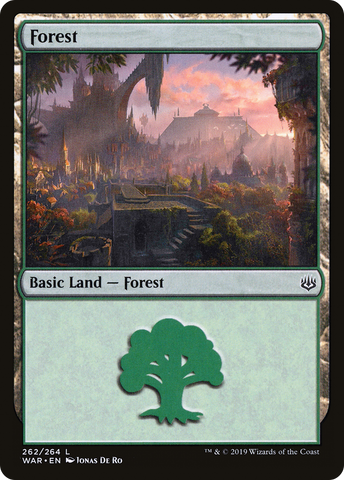 Forest (262) (WAR-262)  Foil - War of the Spark