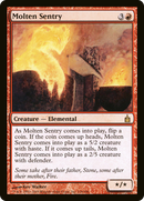 Molten Sentry (RAV-136)  Foil - Ravnica: City of Guilds