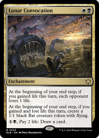 Lunar Convocation (BLB-223) - Bloomburrow Foil