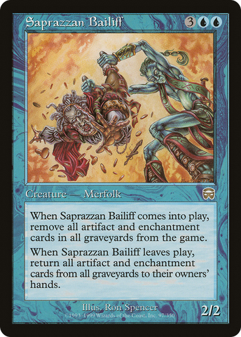 Saprazzan Bailiff (MMQ-097)  Foil - Mercadian Masques