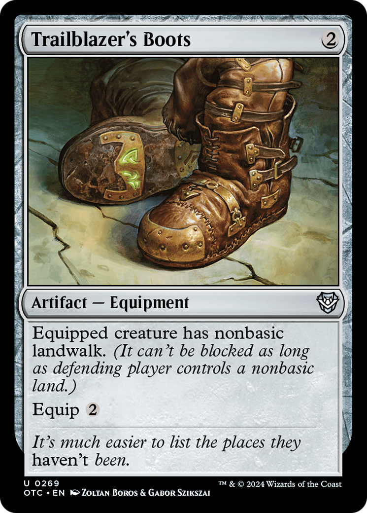 Trailblazer's Boots (OTC-269)  - Outlaws of Thunder Junction Commander