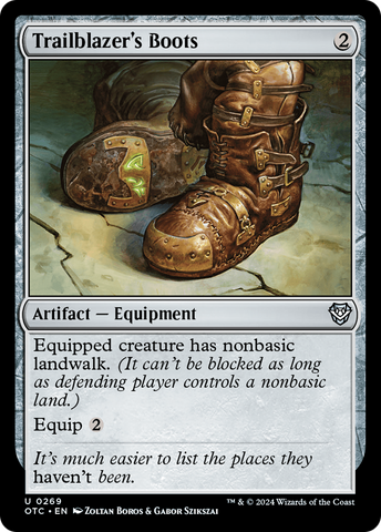 Trailblazer's Boots (OTC-269)  - Outlaws of Thunder Junction Commander