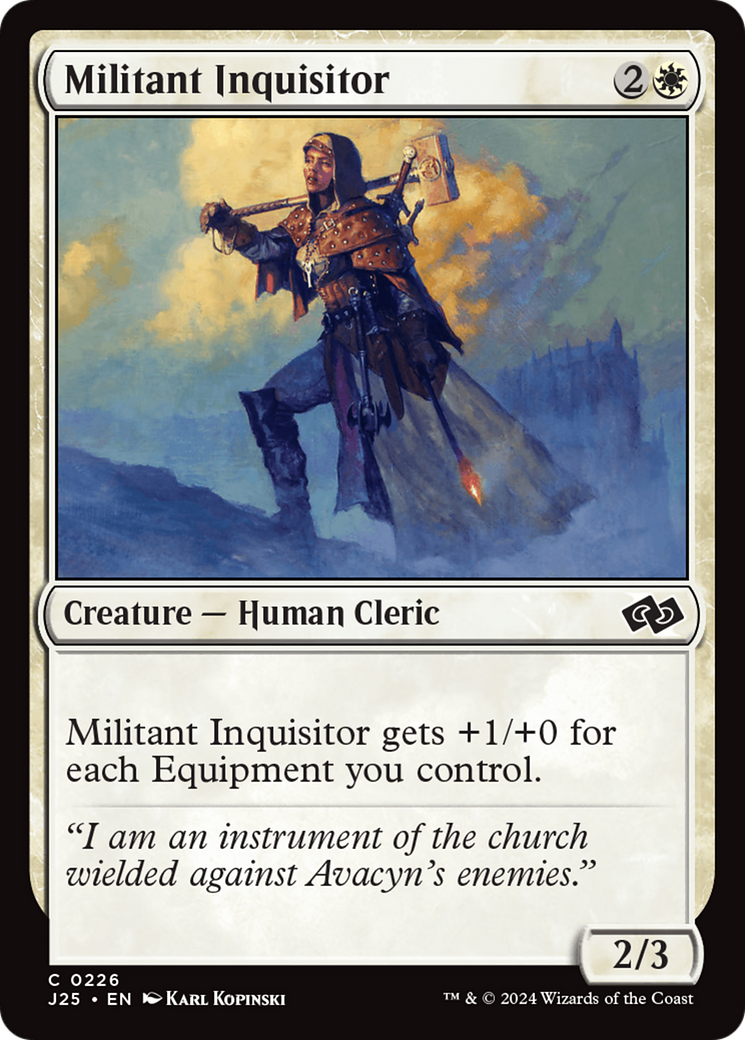 Militant Inquisitor (J25-226)  - Foundations Jumpstart