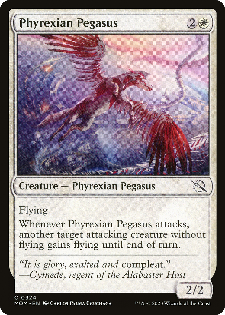 Phyrexian Pegasus (MOM-324) - March of the Machine Foil