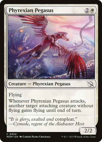 Phyrexian Pegasus (MOM-324)  Foil - March of the Machine