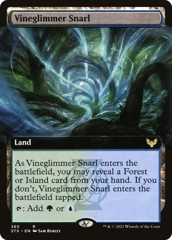 Vineglimmer Snarl (Extended Art) (STX-365)  - Strixhaven: School of Mages: (Extended Art)