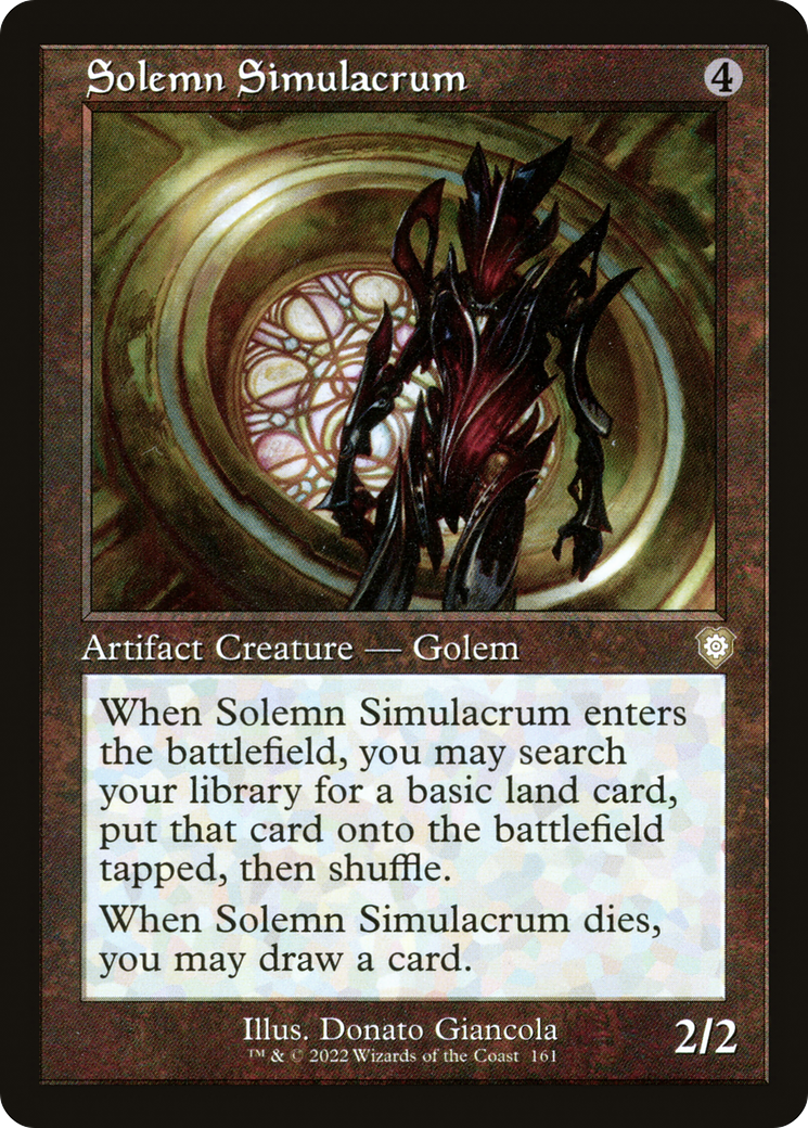 Solemn Simulacrum (Retro Frame) (BRC-161)  - The Brothers' War Commander