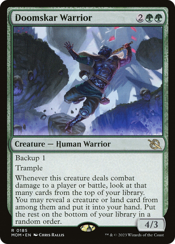 Doomskar Warrior (MOM-185)  - March of the Machine