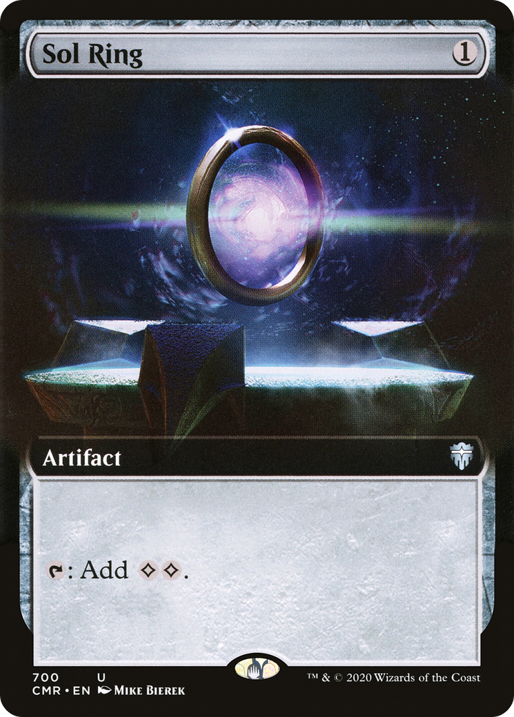 Sol Ring (Extended Art) (CMR-700)  - Commander Legends: (Extended Art)