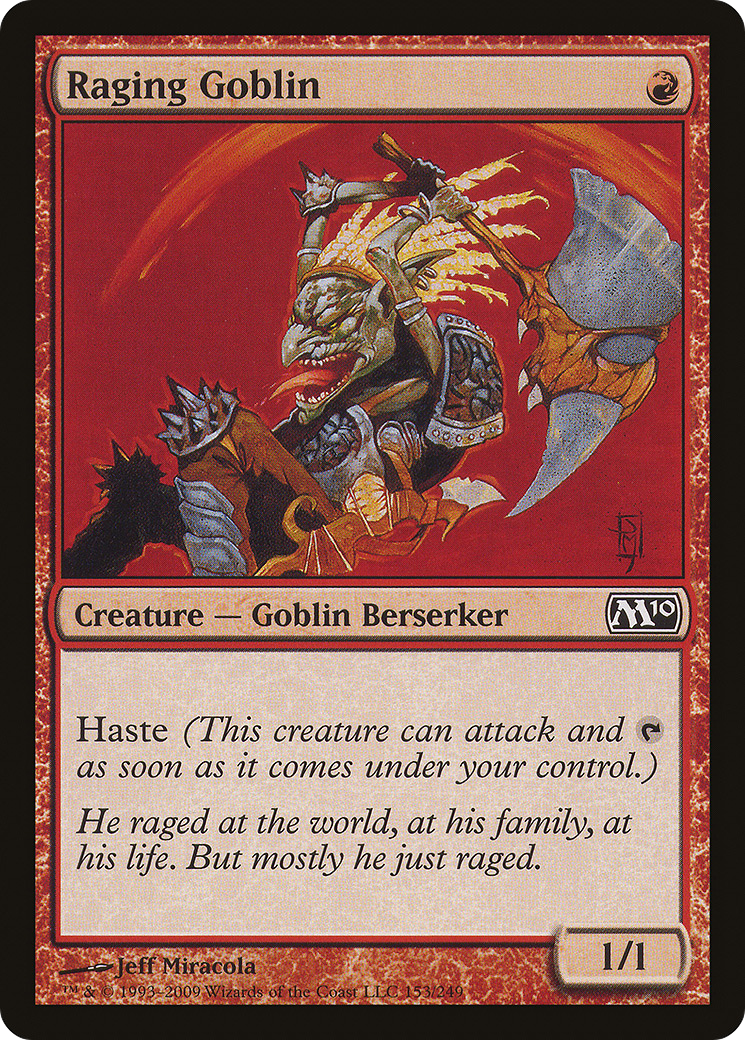 Raging Goblin (M10-153)  Foil - Magic 2010