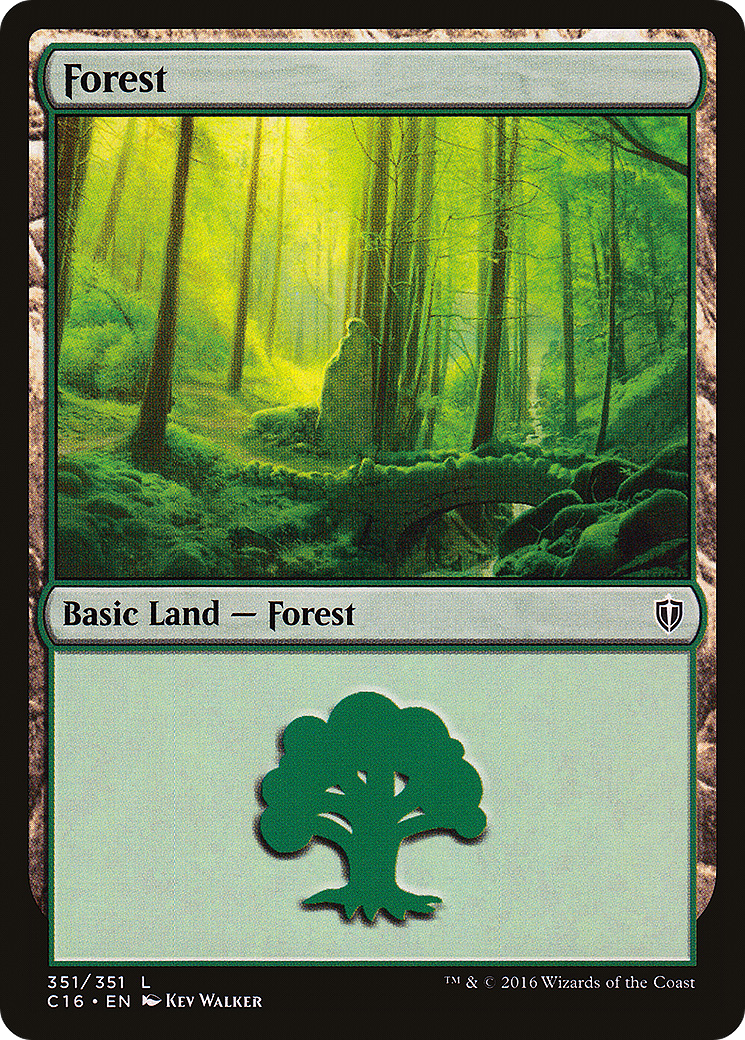 Forest (351) (C16-351)  - Commander 2016