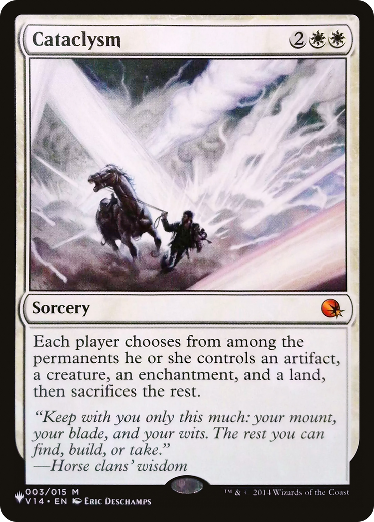 Cataclysm (LIST-V14-3) - The List
