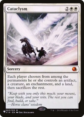 Cataclysm (LIST-003/015)  - The List
