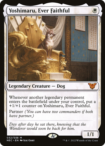 Yoshimaru, Ever Faithful (NEC-032)  Foil - Neon Dynasty Commander
