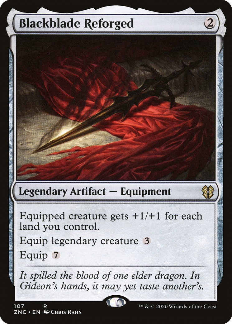Blackblade Reforged (ZNC-107)  - Zendikar Rising Commander