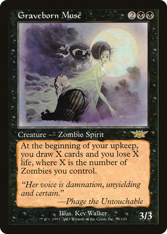 Graveborn Muse (LGN-073)  Foil - Legions