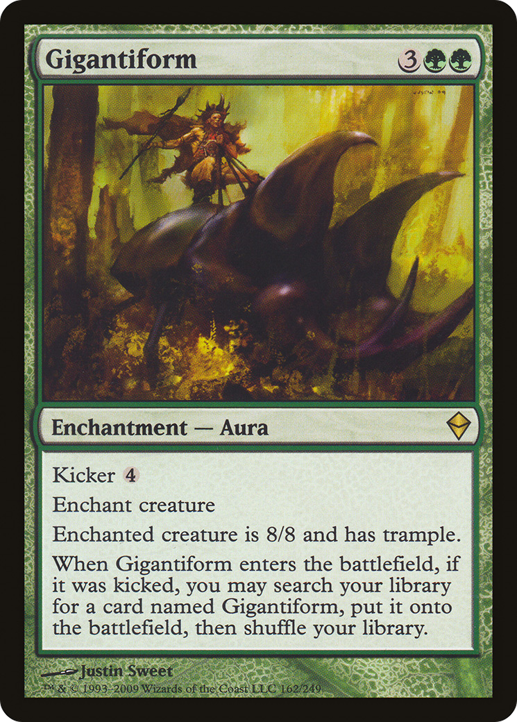 Gigantiform (ZEN-162)  Foil - Zendikar
