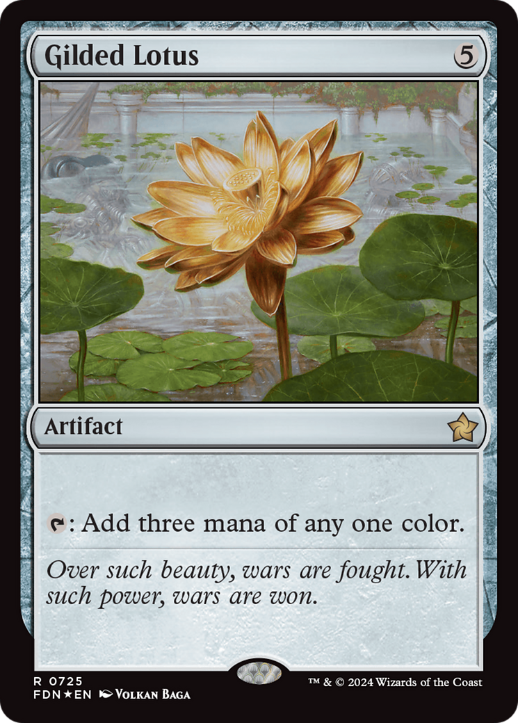 Gilded Lotus (FDN-725)  Foil - Foundations