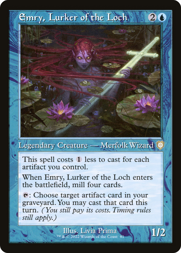 Emry, Lurker of the Loch (Retro Frame) (BRC-081)  - The Brothers' War Commander