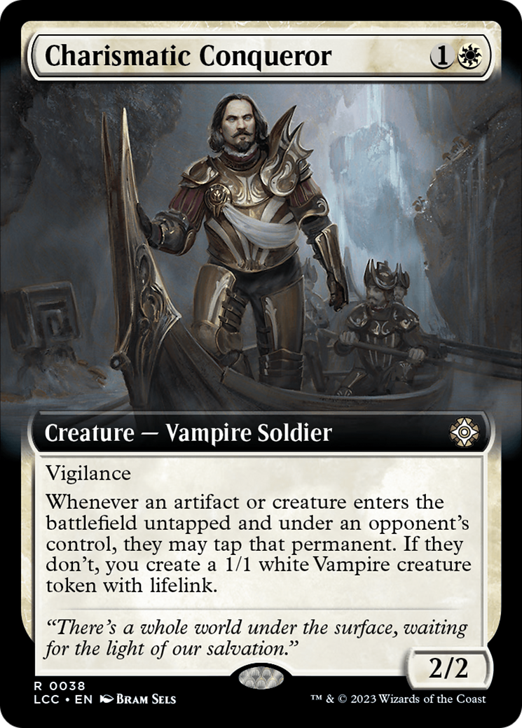 Charismatic Conqueror (Extended Art) (LCC-038)  - The Lost Caverns of Ixalan Commander: (Extended Art)