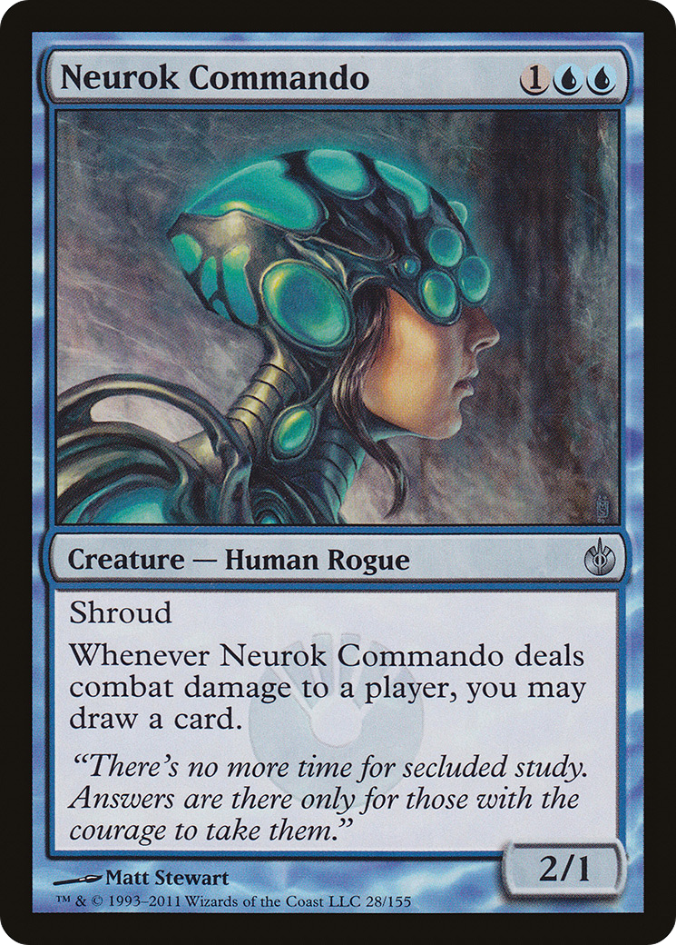 Neurok Commando (MBS-028)  - Mirrodin Besieged