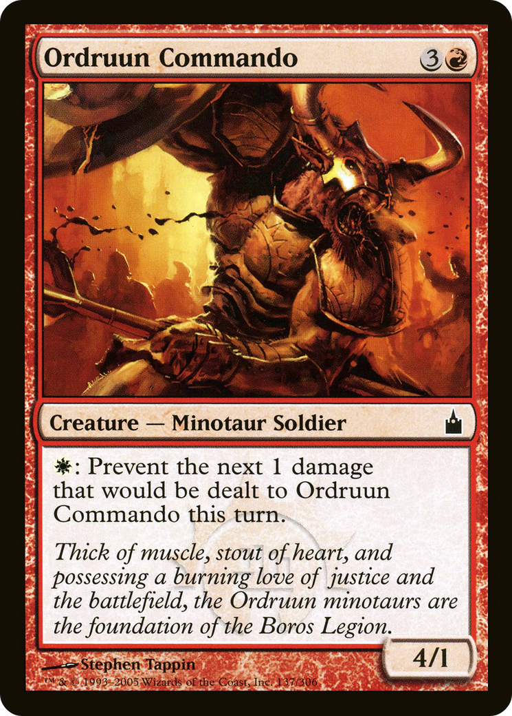 Ordruun Commando (RAV-137)  Foil - Ravnica: City of Guilds