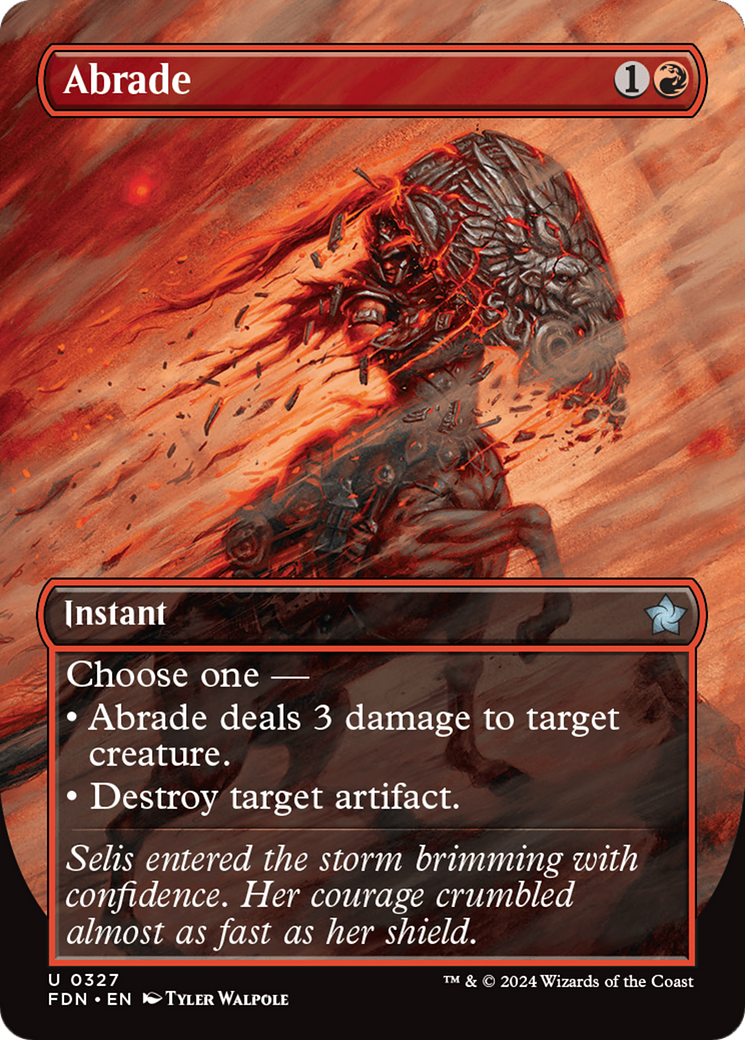 Abrade (Borderless) (FDN-327)  - Foundations