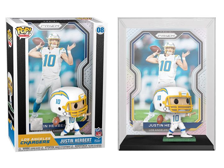 Funko Pop! NFL Trading Cards - Los Angeles Chargers - Justin Herbert